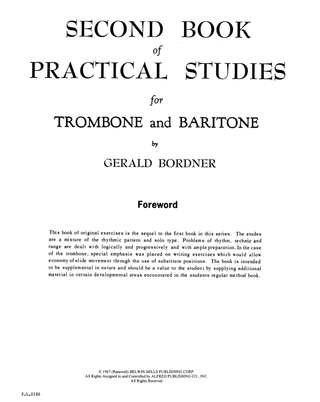 Practical Studies - Book 2, Trombone