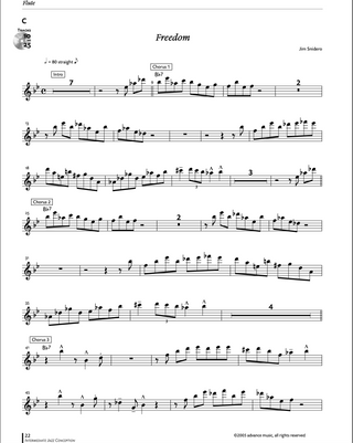 Intermediate Jazz Conception, Flûte