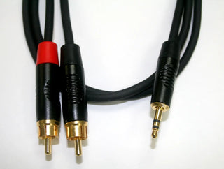 Câble Digiflex Y 1/8 - RCA/RCA