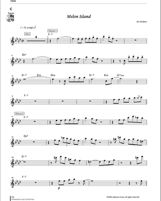 Intermediate Jazz Conception, Flûte