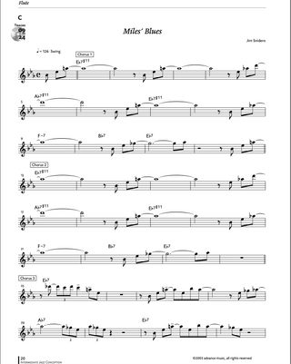 Intermediate Jazz Conception, Flûte