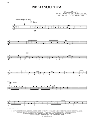 Solos Instrumentaux de Tubes Pop et Rock, Clarinette