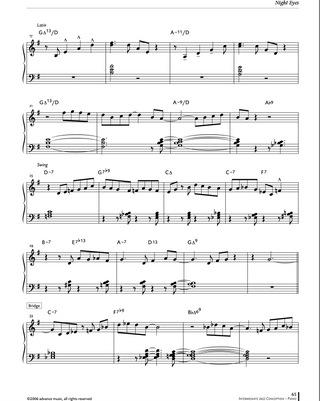 Intermediate Jazz Conception, Piano (Solo)