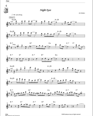 Intermediate Jazz Conception, Flûte