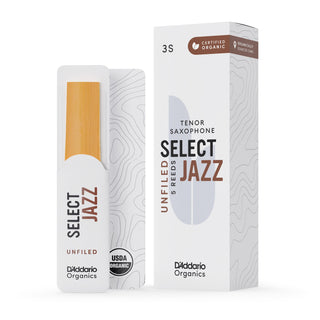 Organic Jazz Select Unfiled Tenor Saxophone Reeds