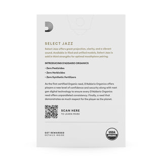 Organic Select Jazz Filed Alto Saxophone Reeds