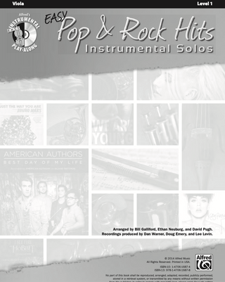 Easy Pop & Rock Hits Instrumental Solos, Violon alto