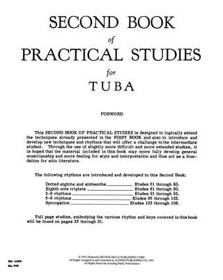 Practical Studies - Book 2, Tuba
