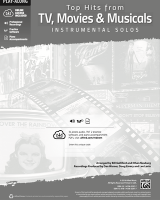 Top Hits de TV, Films & Comédies Musicales Solos Instrumentals, Trompette