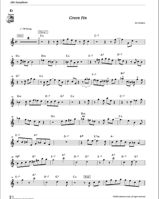 Intermediate Jazz Conception, Sax alto / Sax baryton