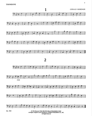 Practical Studies - Book 1, Trombone