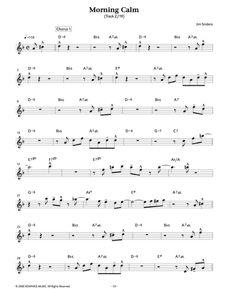 Conception Jazz Facile, Clarinette