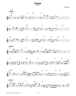 Jazz Conception, Tenor Sax / Soprano Sax