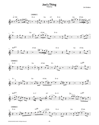 Conception Jazz, Sax alto / Sax baryton