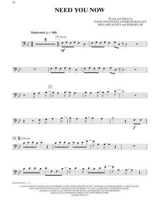 Pop & Rock Hits Instrumental Solos, Trombone