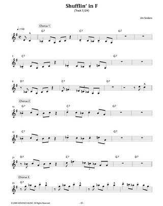 Conception Jazz Facile, Clarinette