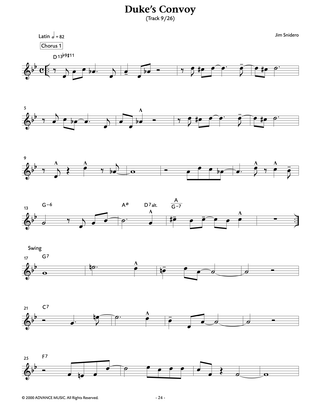 Conception Jazz Facile, Clarinette