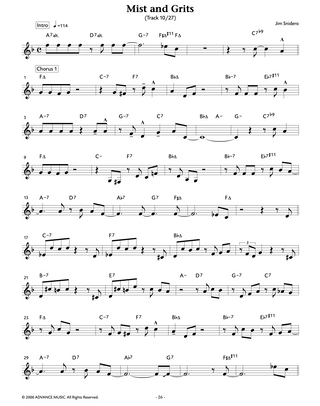 Conception Jazz Facile, Clarinette