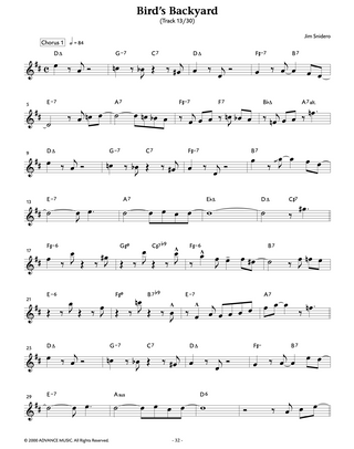 Conception Jazz Facile, Clarinette