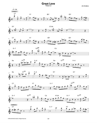 Jazz Conception, Tenor Sax / Soprano Sax