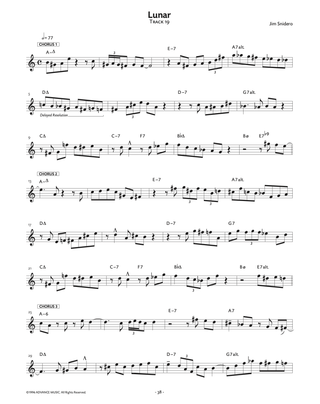 Conception Jazz, Sax alto / Sax baryton