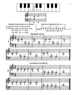 Méthode de piano Michael Aaron, Livre 1 (Élémentaire)