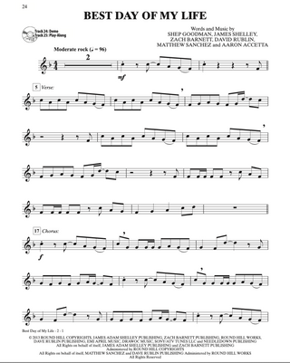 Easy Pop & Rock Hits Instrumental Solos, Tenor Saxophone