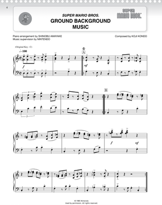 Série Super Mario  (Piano Solo)