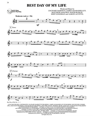 Succès Pop et Rock Faciles Solos Instrumentaux, Saxophone Alto