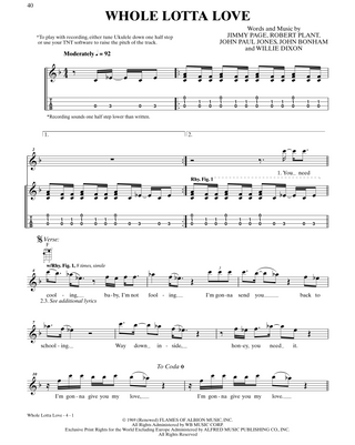 Ukulélé Facile Play-Along : Hard Rock pour Ukulélé