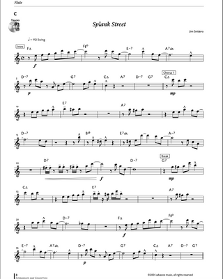 Intermediate Jazz Conception, Flûte