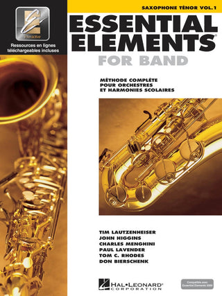 Essential Elements Vol. 1 ( Édition en Français) pour Saxophone Tenor