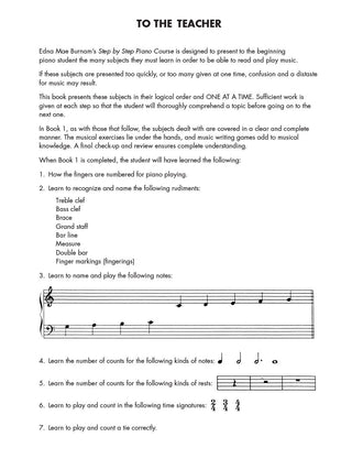 Leçons de Piano Étape par Étape  Livre 1