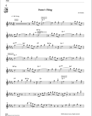 Intermediate Jazz Conception, Flûte