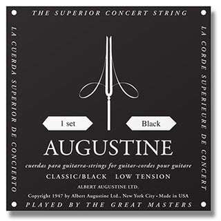 Augustine Classical Guitar Strings - Black