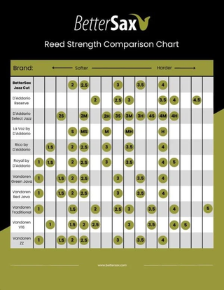 Anches Saxophone Alto BetterSax