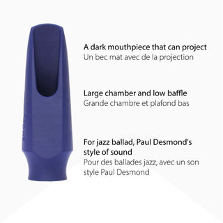 Bec Saxophone Alto Syos Smoky 8 Mystic Purple