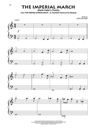 Star Wars pour Piano Solo Débutants