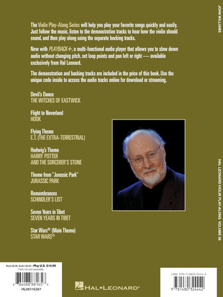 John Williams, Violon Play-Along Vol. 38