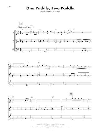 Ensemble de Ukulélés, Chansons hawaïennes