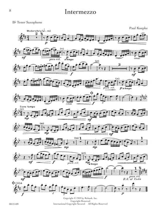 Rubank Treasures pour Saxophone Ténor