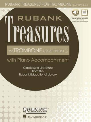 Rubank Treasures, pour Trombone / Euphonium (clef de fa)