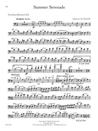 Rubank Treasures, pour Trombone / Euphonium (clef de fa)