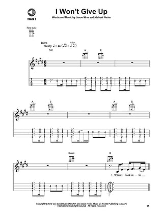 Jason Mraz, Ukulele Play-Along Vol. 31