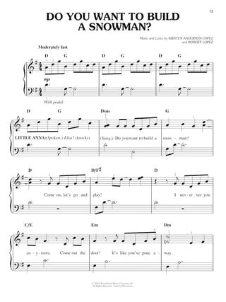 Frozen (Music from the Motion Picture Soundtrack) (Easy Piano)