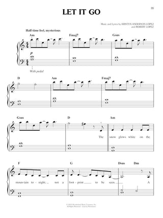 Frozen (Music from the Motion Picture Soundtrack) (Easy Piano)