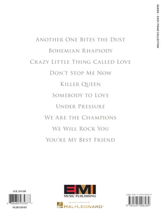Queen  Easy Piano Collection
