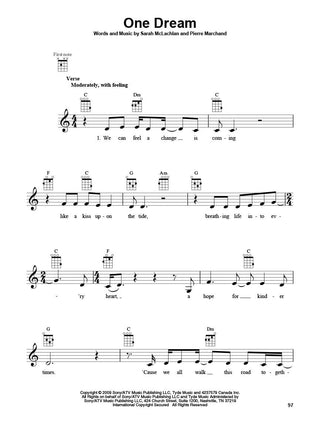 Recueil de chansons de ukulélé à 5 accords