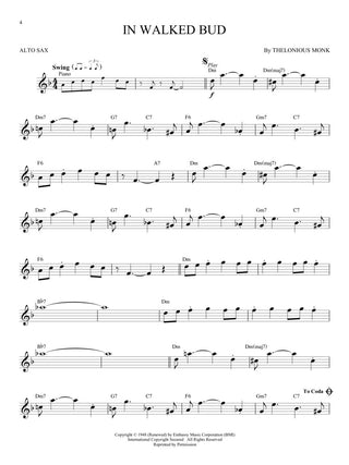 Classiques du jazz, Sax alto
