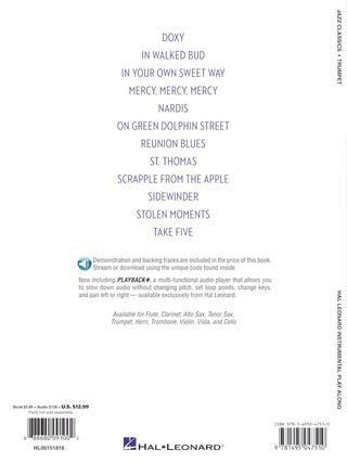 Classiques du jazz, Trompette